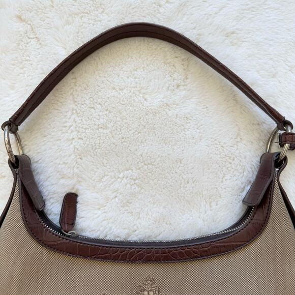 PRADA hobo canvas bag Vintage Authentic - Picture 8 of 13